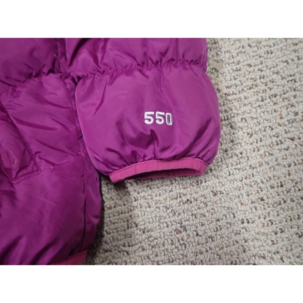 The North Face Puffer Jacket Girls XL Purple Excellent 550‎ Down Aconcagua Coat